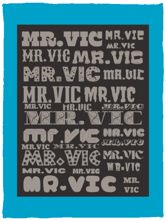 Plush Fleece Blanket - 30x40: MR. VIC