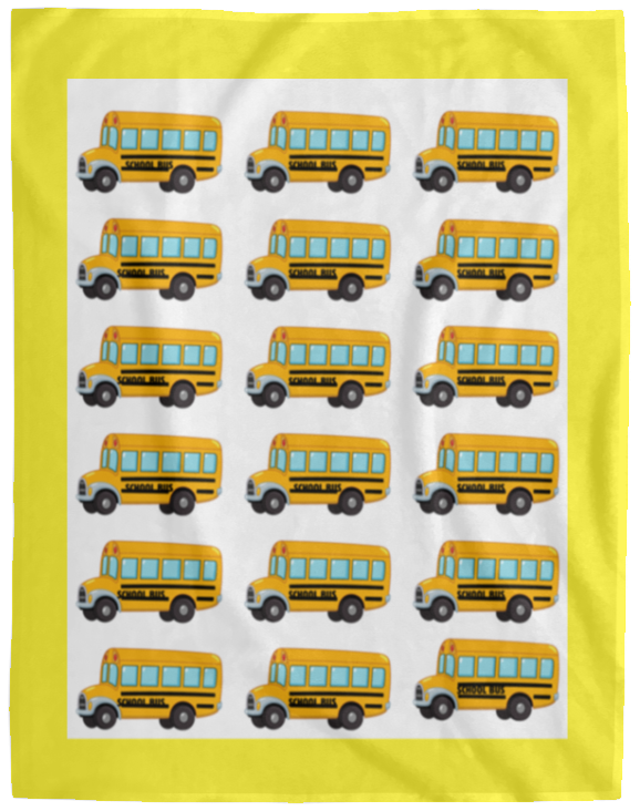 Plush Fleece Blanket - 60x80: BTS: SCHOOL BUS BLANKET