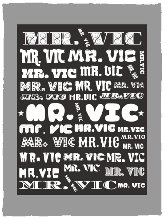 Plush Fleece Blanket - 30x40: MR. VIC