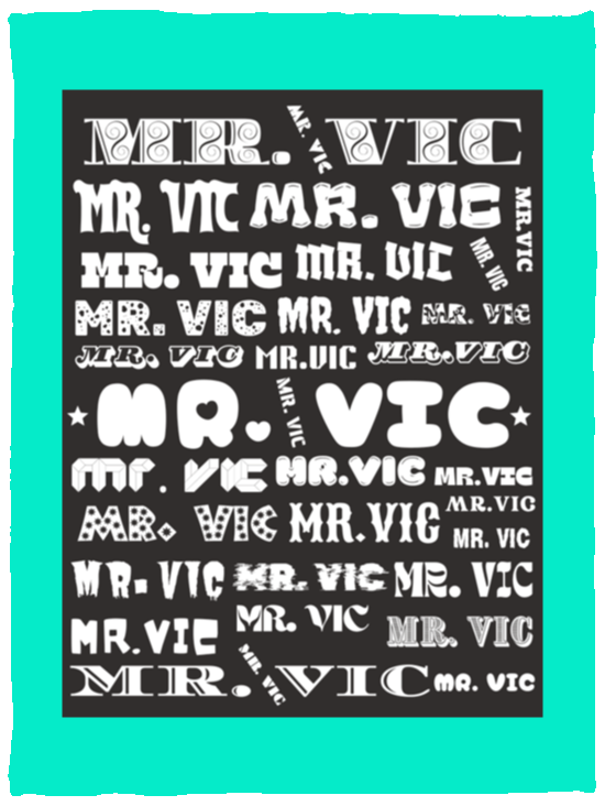 Plush Fleece Blanket - 30x40: MR. VIC