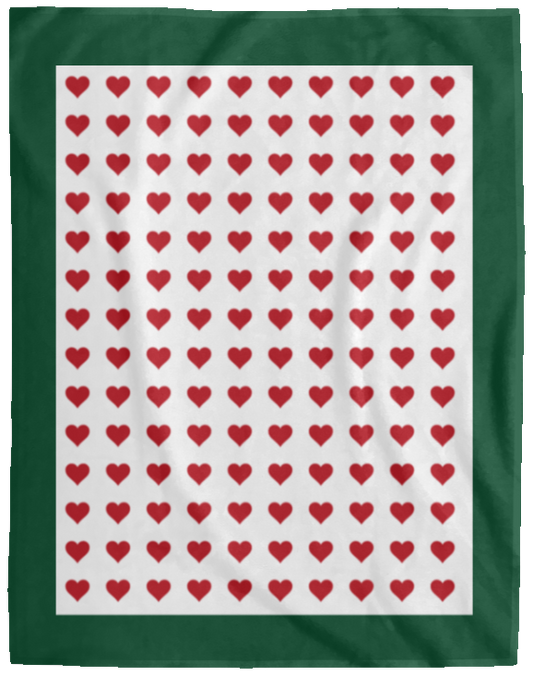 Plush Fleece Blanket - 60x80: HEARTS