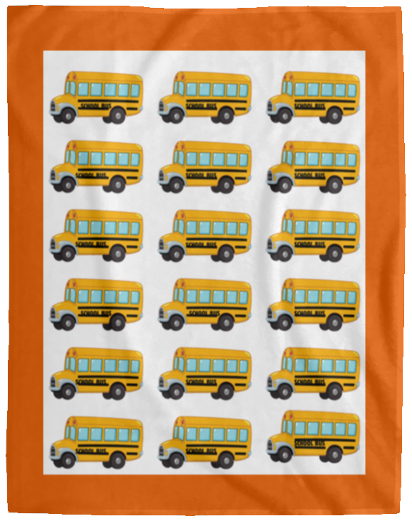 Plush Fleece Blanket - 60x80: BTS: SCHOOL BUS BLANKET