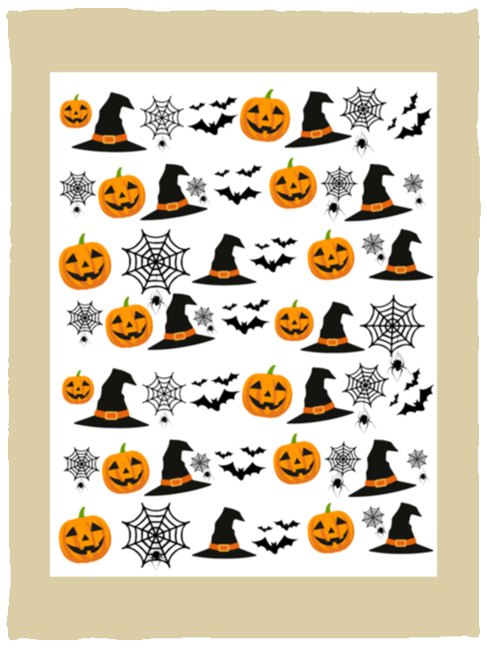 Plush Fleece Blanket - 30x40: HALLOWEEN PUMPKINS, WITCH HATS, BATS,... BLANKET