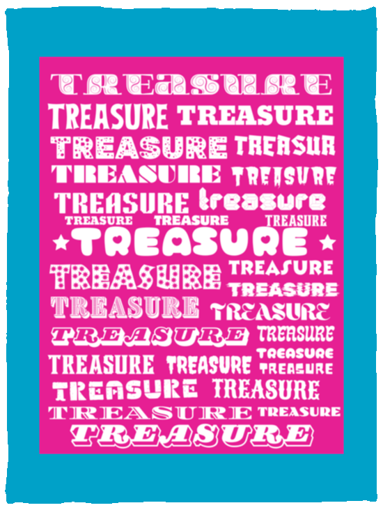 Plush Fleece Blanket - 30x40: TREASURE