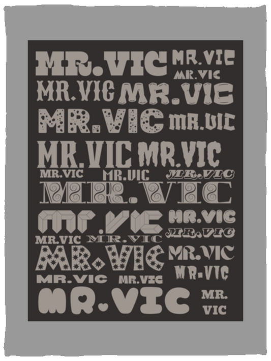 Plush Fleece Blanket - 30x40: MR. VIC