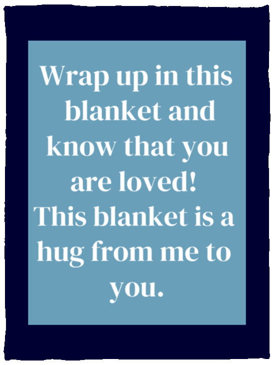 Plush Fleece Blanket - 30x40: WRAP UP IN THIS BLANKET AND,...