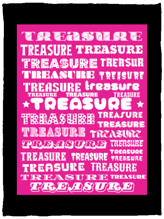 Plush Fleece Blanket - 30x40: TREASURE