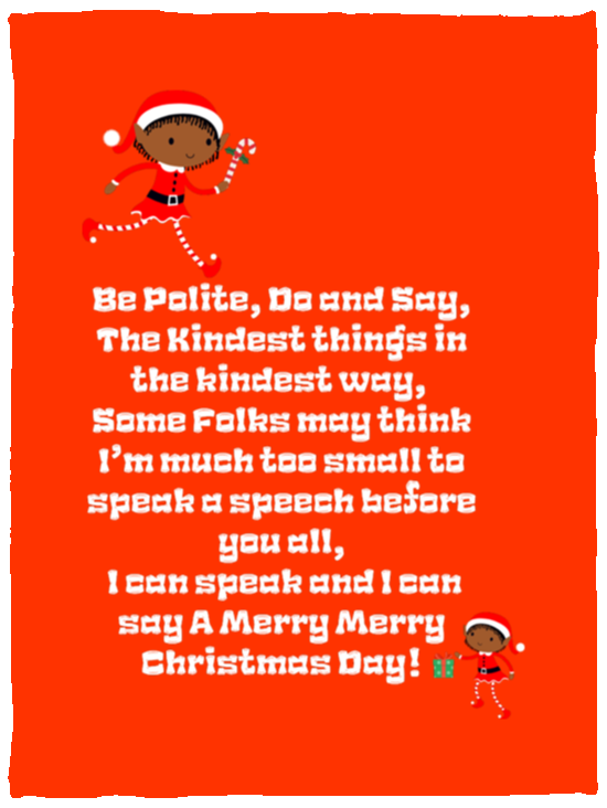 Plush Fleece Blanket - 30x40: ELF SARAH’S CHRISTMAS BLANKET BE POLITE, DO AND SAY, THE KINDEST THINGS,...