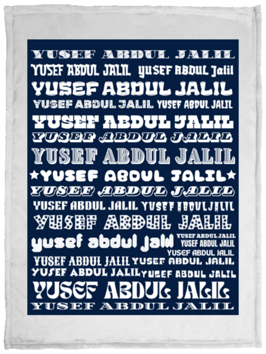 Plush Fleece Blanket - 30x40: YUSEF ABDUL JALIL