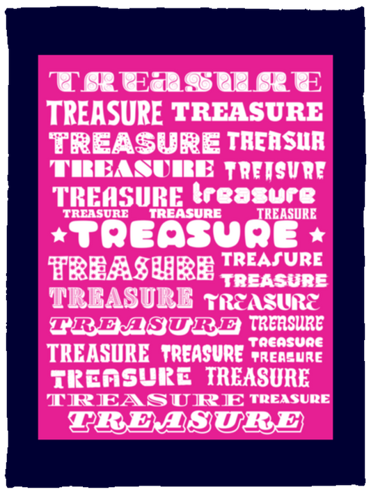 Plush Fleece Blanket - 30x40: TREASURE