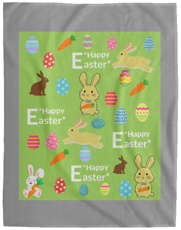 Plush Fleece Blanket - 60x80: HAPPY EASTER