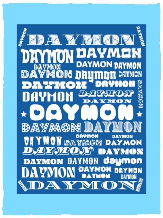 Plush Fleece Blanket - 30x40: DAYMON