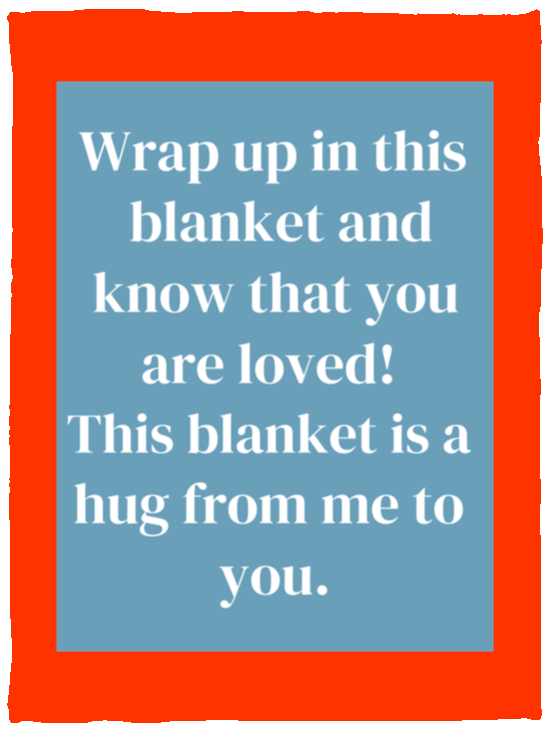 Plush Fleece Blanket - 30x40: WRAP UP IN THIS BLANKET AND,...