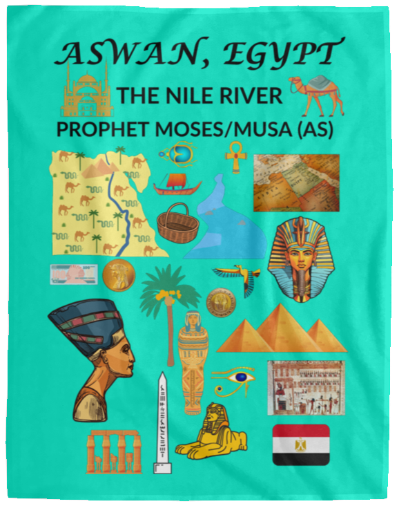 Plush Fleece Blanket - 60x80: ASWAN, EGYPT