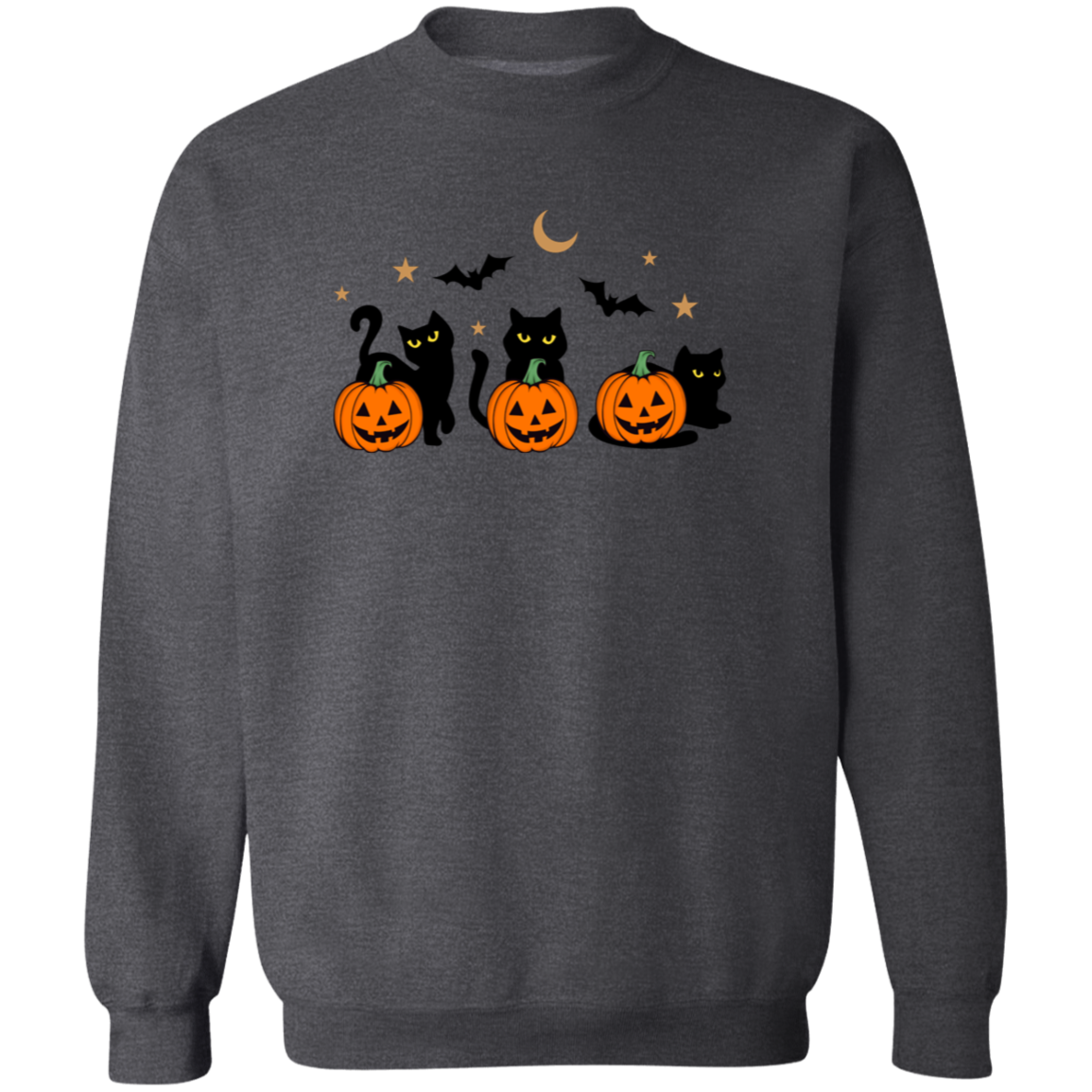 Crewneck Pullover Sweatshirt: HALLOWEEN