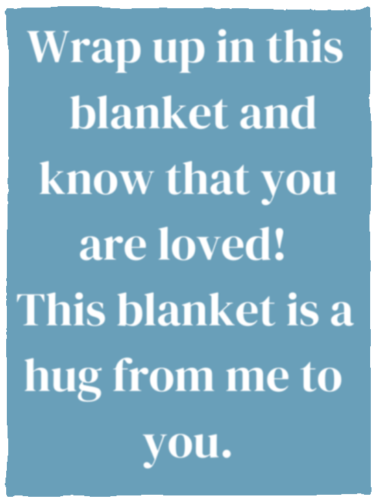 Plush Fleece Blanket - 30x40: WRAP UP IN THIS BLANKET AND,...