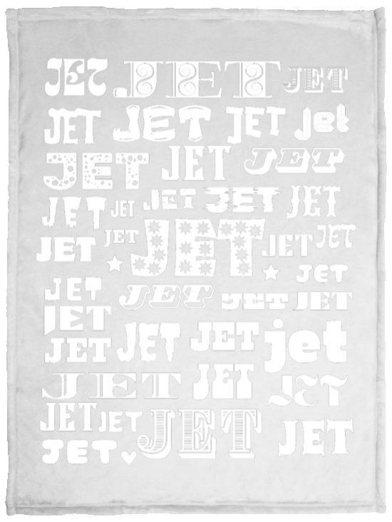 Plush Fleece Blanket - 30x40: JET