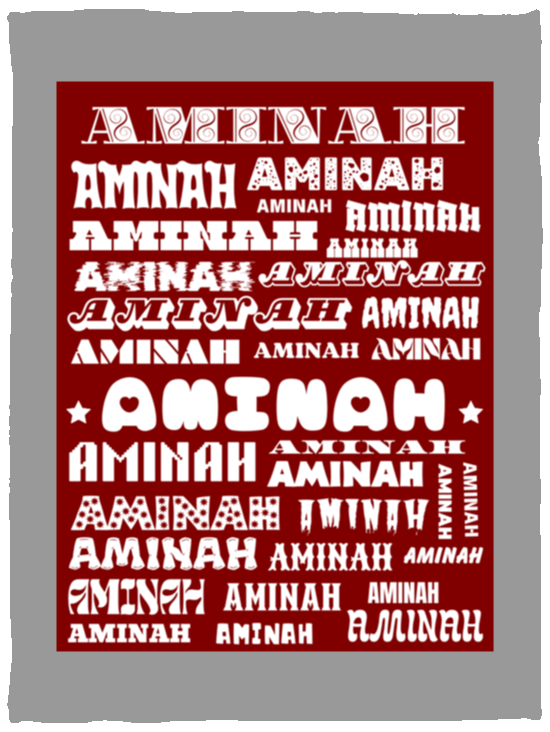 Plush Fleece Blanket - 30x40: AMINAH