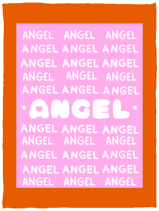 Plush Fleece Blanket - 30x40: ANGEL