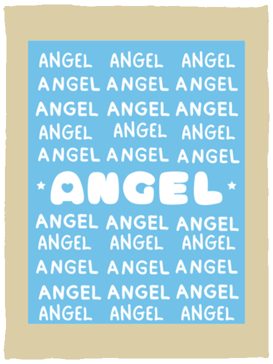 Plush Fleece Blanket - 30x40: ANGEL