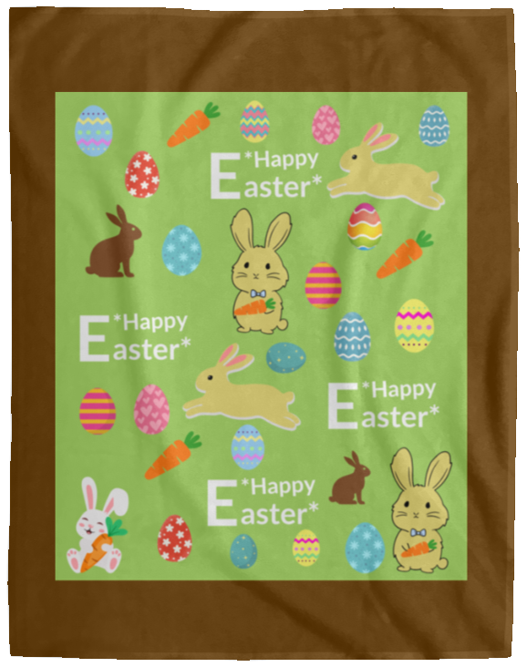 Plush Fleece Blanket - 60x80: HAPPY EASTER