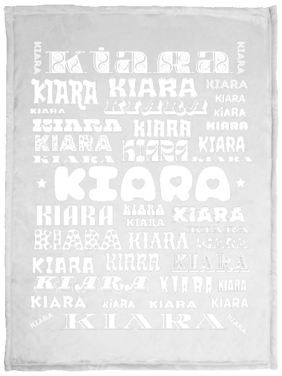 Plush Fleece Blanket - 30x40: KIARA