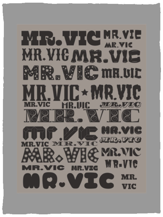 Plush Fleece Blanket - 30x40: MR. VIC