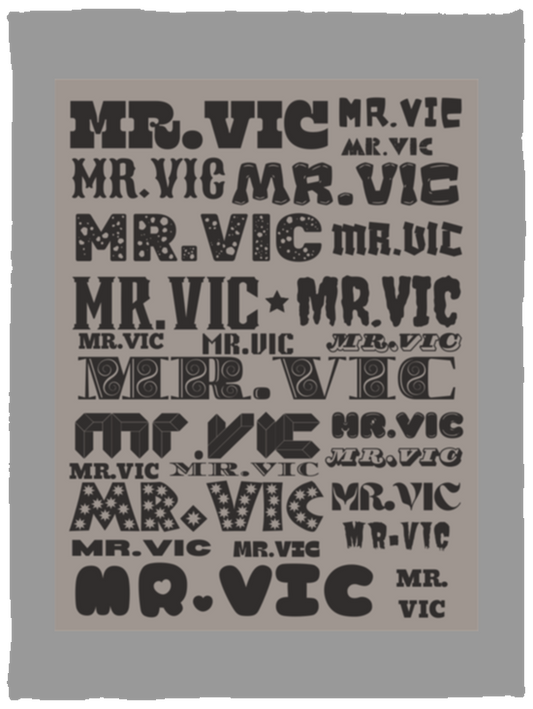 Plush Fleece Blanket - 30x40: MR. VIC