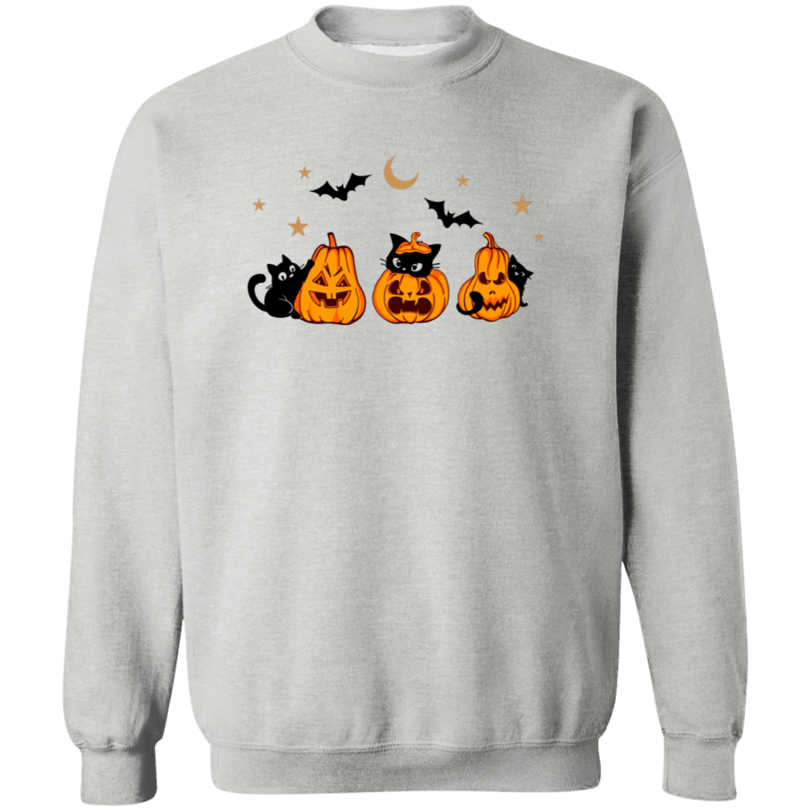 SPOOKY HALLOWEEN Crewneck Pullover Sweatshirt