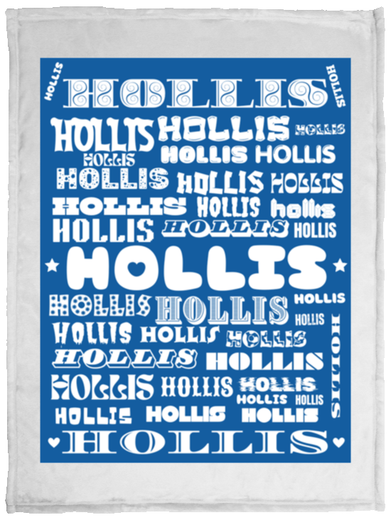 Plush Fleece Blanket - 30x40: HOLLIS