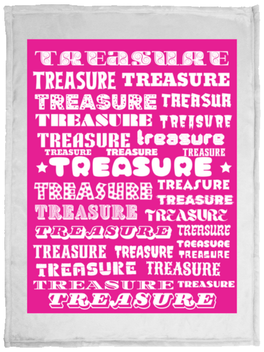 Plush Fleece Blanket - 30x40: TREASURE