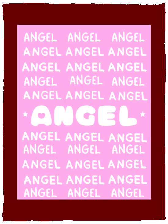 Plush Fleece Blanket - 30x40: ANGEL