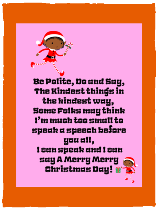 Plush Fleece Blanket - 30x40: ELF SARAH’S CHRISTMAS BLANKET, BE POLITE, DO AND SAY, THE KINDEST THINGS,...