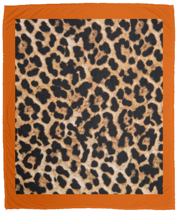 Plush Fleece Blanket - 50x60: LEPOARD