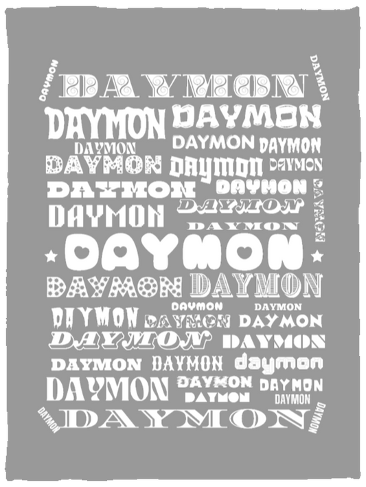 Plush Fleece Blanket - 30x40: DAYMON