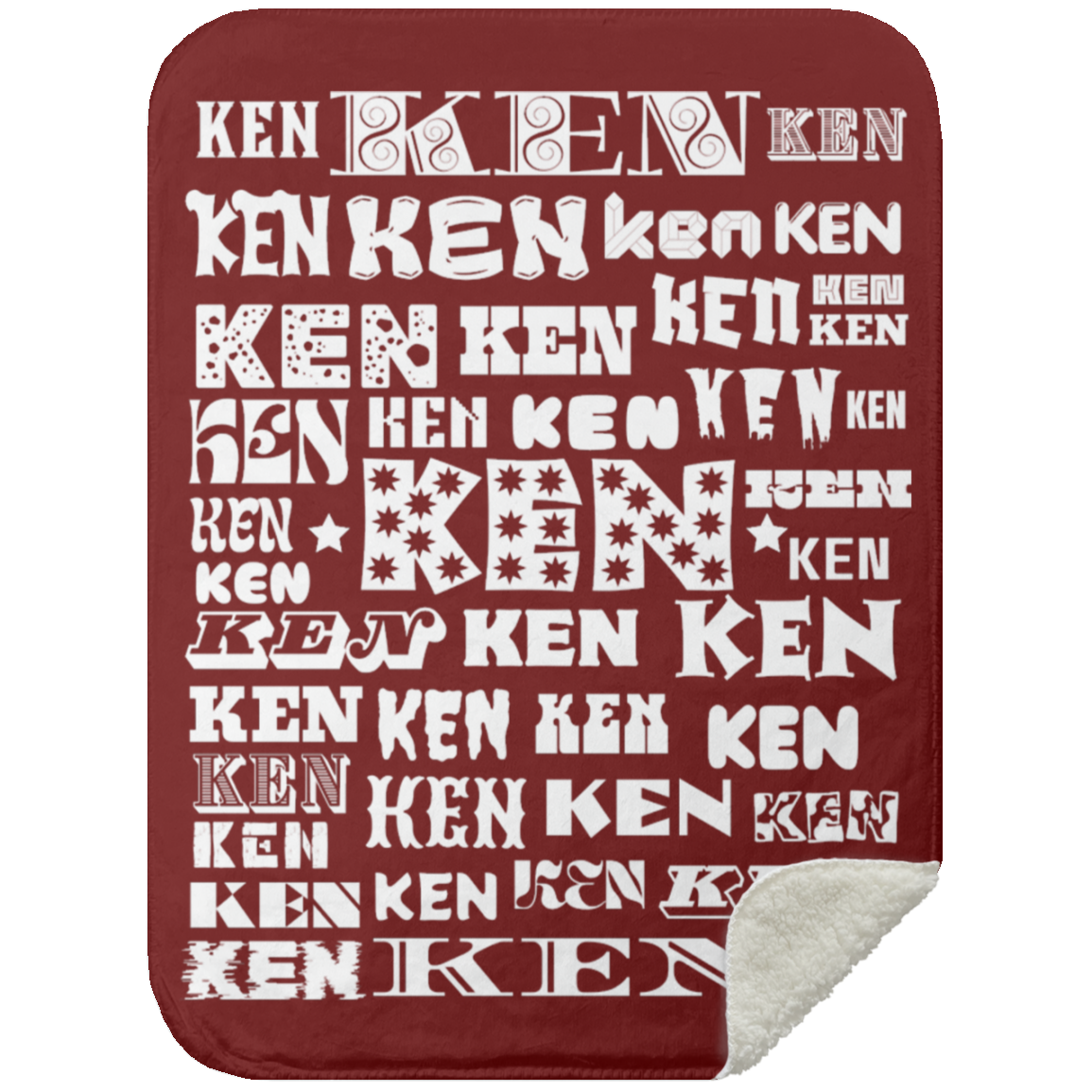 Sherpa Blanket 30x40: KEN