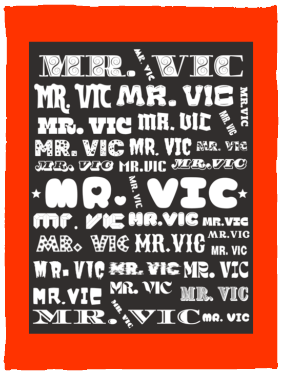 Plush Fleece Blanket - 30x40: MR. VIC