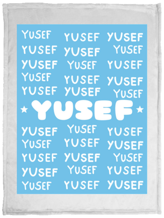 Plush Fleece Blanket - 30x40: YUSEF