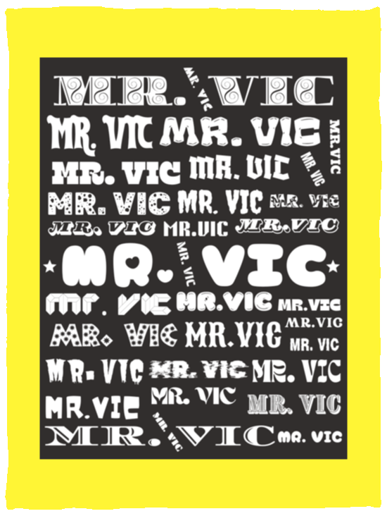 Plush Fleece Blanket - 30x40: MR. VIC