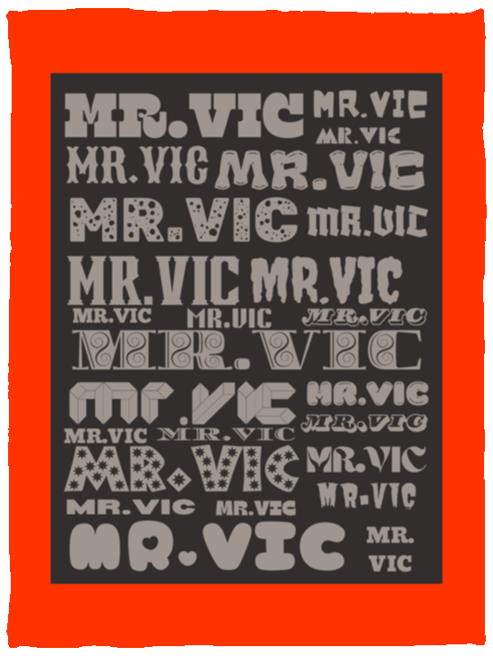 Plush Fleece Blanket - 30x40: MR. VIC