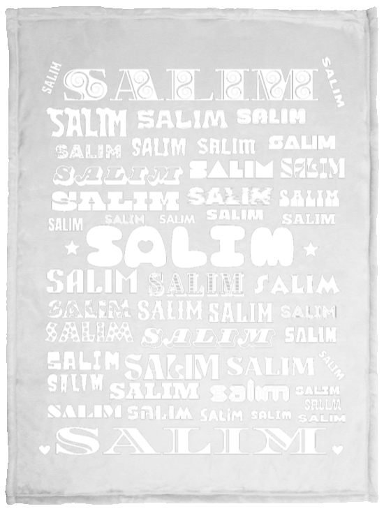 Plush Fleece Blanket - 30x40: SALIM