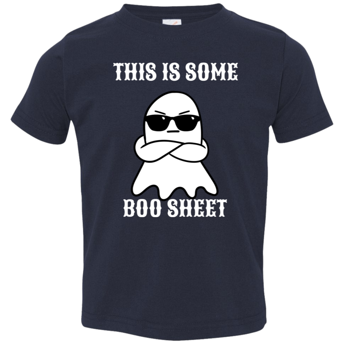 THIS IS SOME BOO SHEET Toddler Jersey T-Shirt