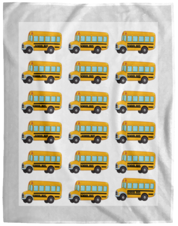 Plush Fleece Blanket - 60x80: BTS: SCHOOL BUS BLANKET