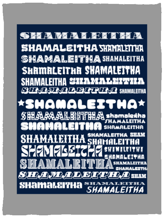 Plush Fleece Blanket - 30x40: SHAMALEITHA