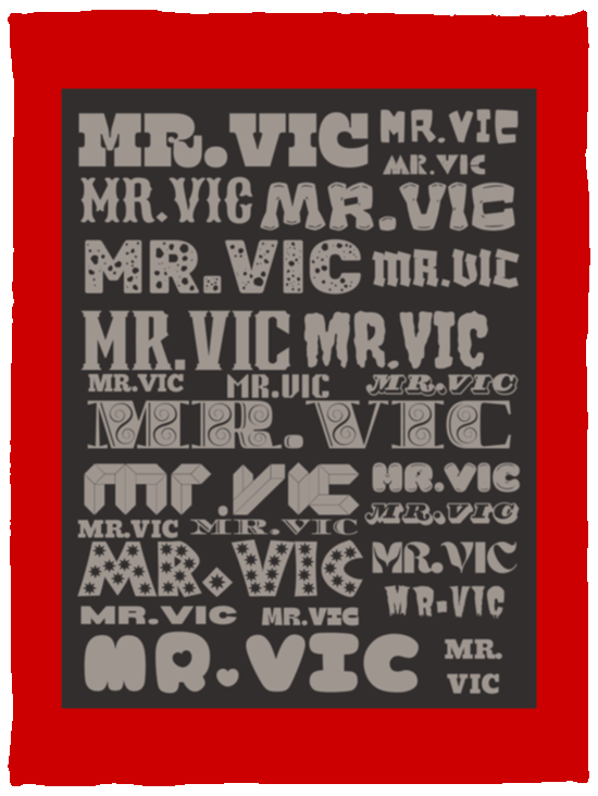 Plush Fleece Blanket - 30x40: MR. VIC