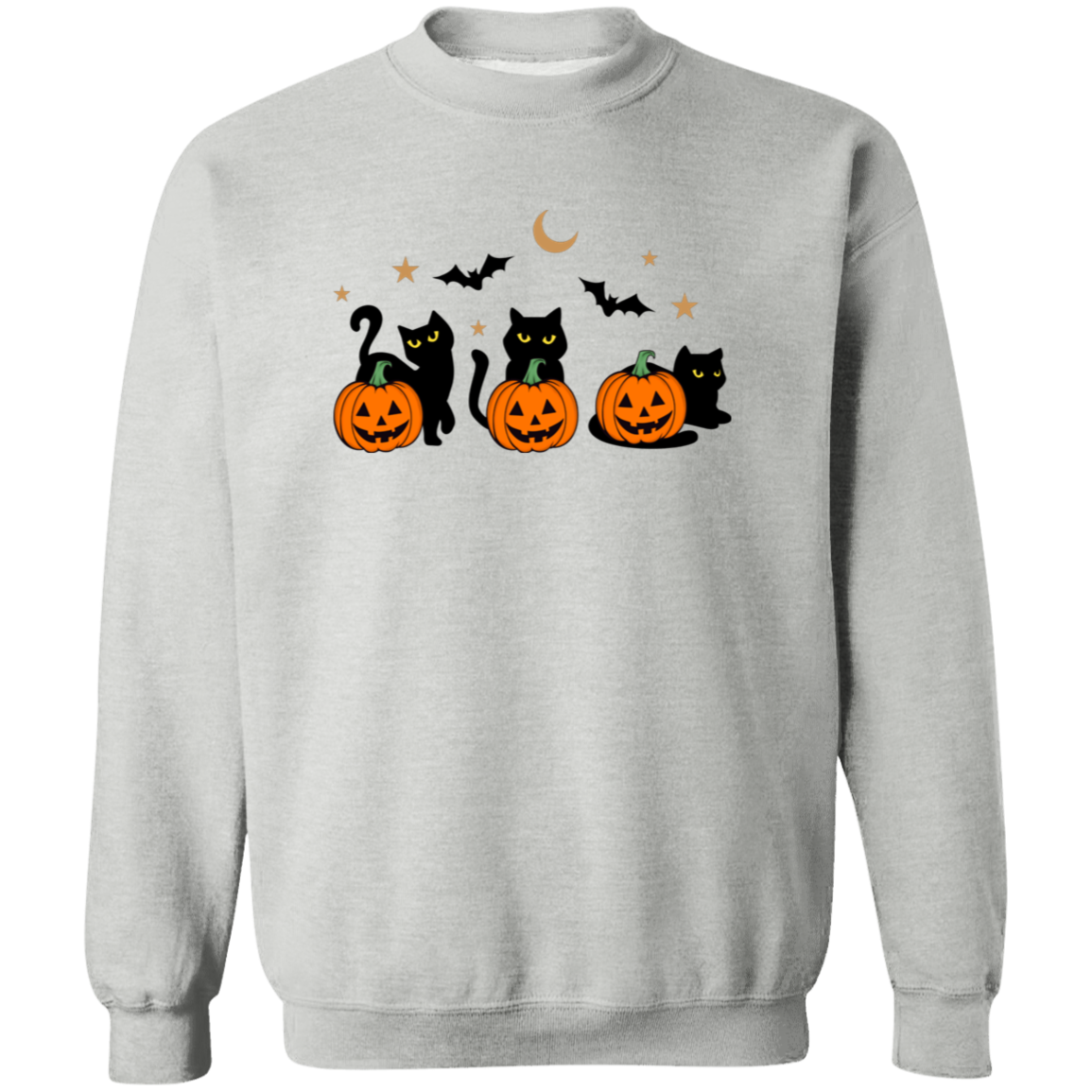 Crewneck Pullover Sweatshirt: HALLOWEEN