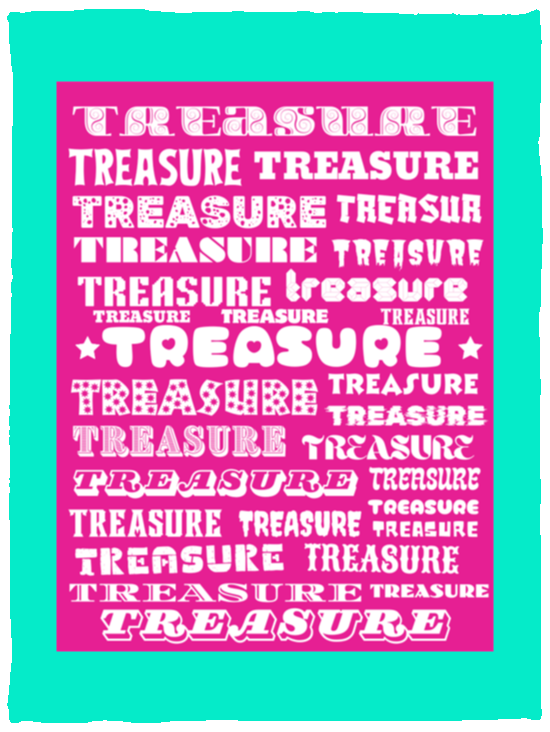 Plush Fleece Blanket - 30x40: TREASURE