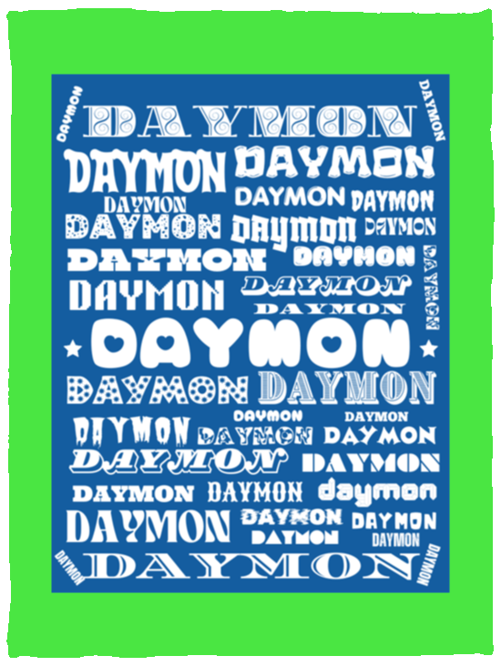 Plush Fleece Blanket - 30x40: DAYMON