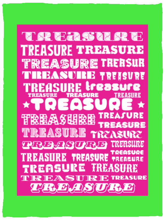 Plush Fleece Blanket - 30x40: TREASURE