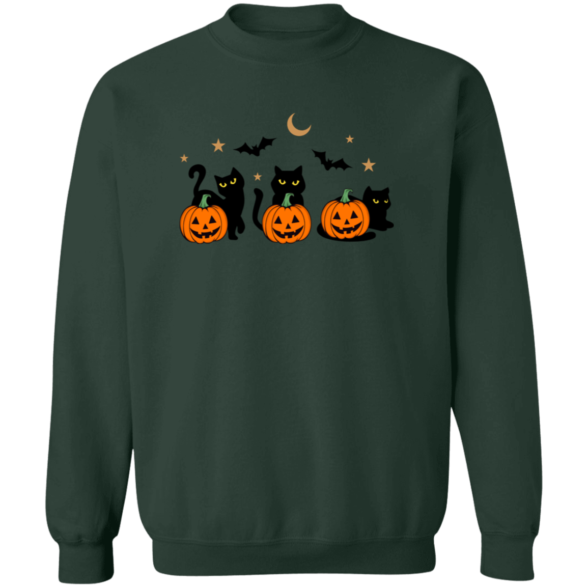 Crewneck Pullover Sweatshirt: HALLOWEEN